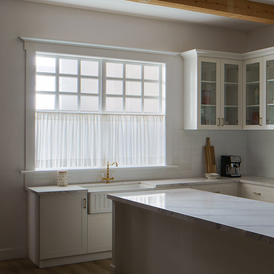 Lena Cafe Curtains & Drapes Soft Top - VeilVeil