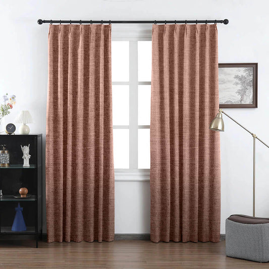 Jasmine Smooth Weave Elegance Curtains & Drapes Soft Top - VeilVeil