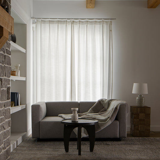 Brooke Cotton-Poly Elegance Curtains & Drapes Soft Top - VeilVeil