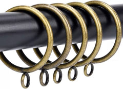 Curtain closed hanging ring Ancient bronze metal curtain ring Roman rod circle hanging ring - VeilVeil