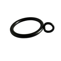 Thickened black curtain Hook Accessories Roman Ring rod Buckle Hook Round metal shower curtain ring with ear loops - VeilVeil