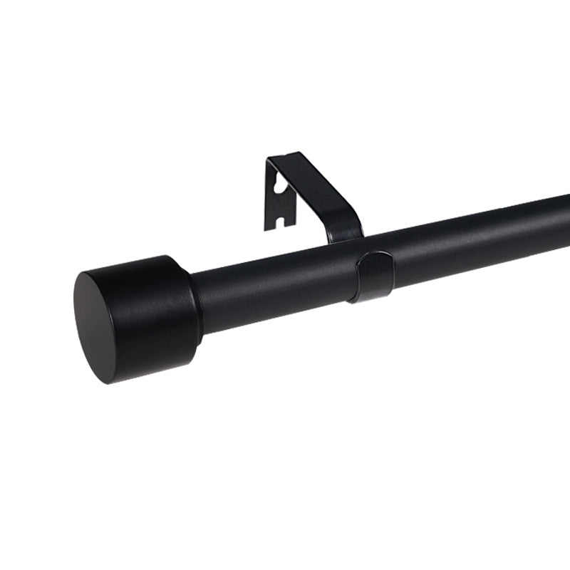 Mute curtain rod single rod thickened Roman rod Nordic curtain rod curtain track - VeilVeil
