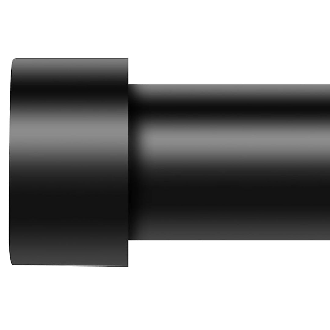 Matte thread butt telescopic metal curtain Roman rod - VeilVeil