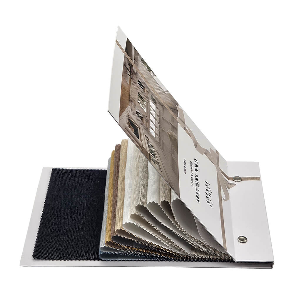 Olivia 100% Linen Booklet 12 colors - VeilVeil