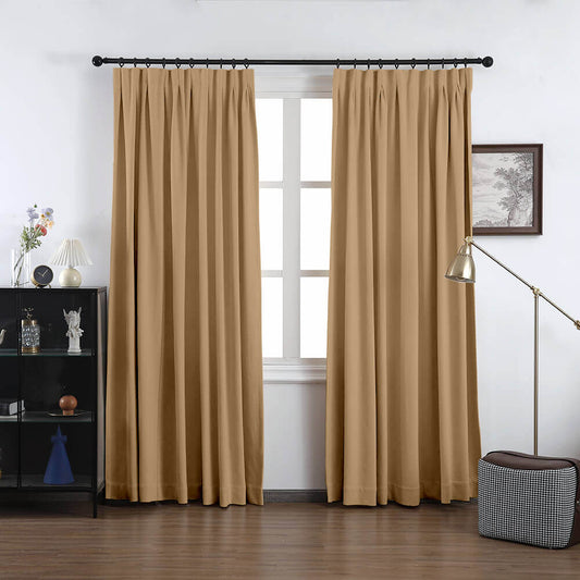 Charlotte Timeless Cotton Comfort Curtains & Drapes Soft Top - VeilVeil