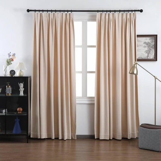 Charlotte Timeless Cotton Comfort Curtains & Drapes Soft Top - VeilVeil