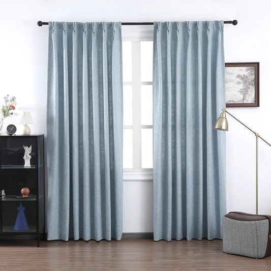 Taylor Cotton-Poly Elegance Curtains & Drapes Pleated - VeilVeil