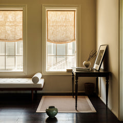Luna Linen Sheer Relaxe Roman Shades - VeilVeil
