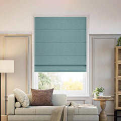 Sheer Linen Roman Shades