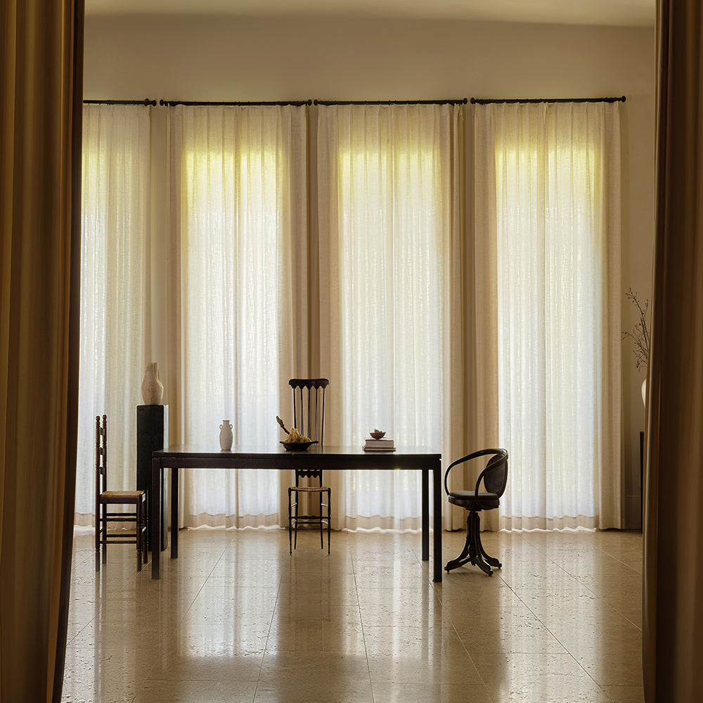 Madison Cotton-Poly Blend Curtains & Drapes Soft Top - VeilVeil