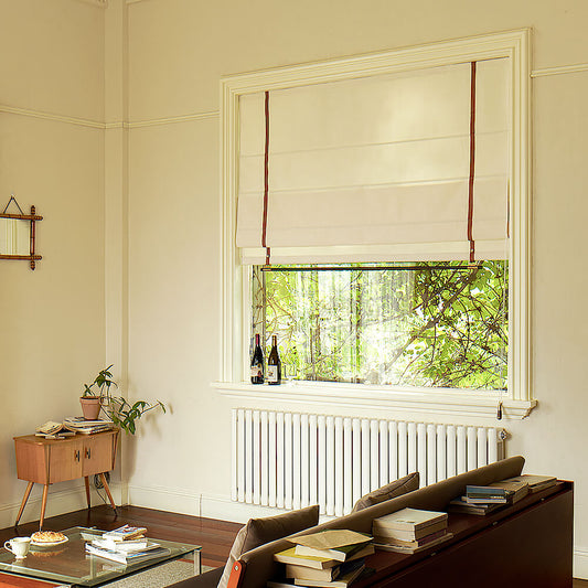 Lena Plain Fold Roman Shades - VeilVeil