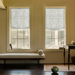 Luna Linen Sheer Relaxe Roman Shades