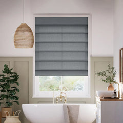 Americana Linen Roman Shades