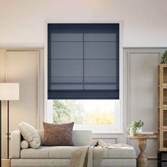 Sheer Linen Roman Shades