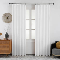 Lena Linen Blend Curtains & Drapes Soft Top - VeilVeil