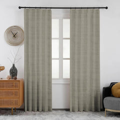 Lena Linen Blend Curtains & Drapes Soft Top - VeilVeil