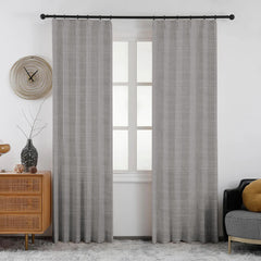 Lena Linen Blend Curtains & Drapes Soft Top - VeilVeil