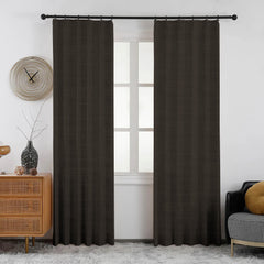 Lena Linen Blend Curtains & Drapes Soft Top - VeilVeil