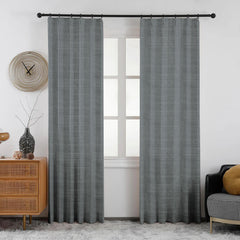 Lena Linen Blend Curtains & Drapes Soft Top - VeilVeil