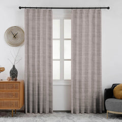 Lena Linen Blend Curtains & Drapes Soft Top - VeilVeil