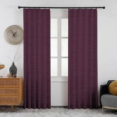 Lena Linen Blend Curtains & Drapes Soft Top - VeilVeil