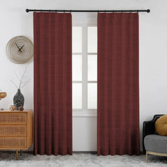 Lena Linen Blend Curtains & Drapes Soft Top - VeilVeil