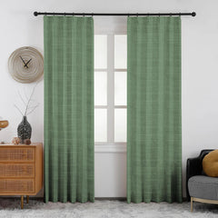 Lena Linen Blend Curtains & Drapes Soft Top - VeilVeil