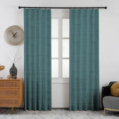 Lena Linen Blend Curtains & Drapes Soft Top - VeilVeil