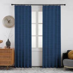 Lena Linen Blend Curtains & Drapes Soft Top - VeilVeil