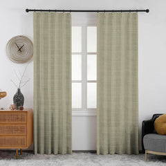 Lena Linen Blend Curtains & Drapes Soft Top - VeilVeil