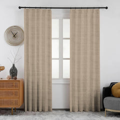 Lena Linen Blend Curtains & Drapes Soft Top - VeilVeil