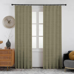 Lena Linen Blend Curtains & Drapes Soft Top - VeilVeil