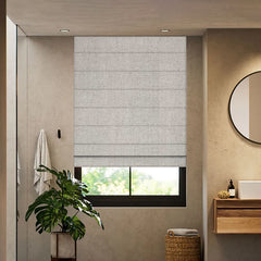 Pure Linen Roman Shades