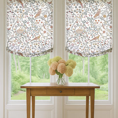 100% Cotton Printed Relaxed Roman Shades