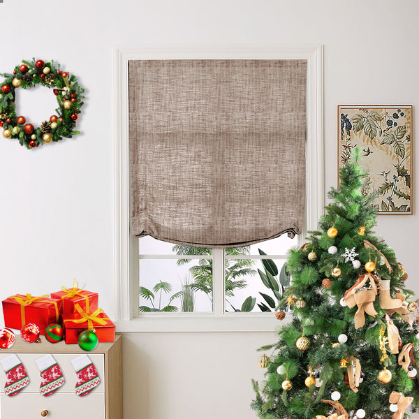 Lena Relaxed Roman Shades – Soft, Elegant Window Drapery – VeilVeil
