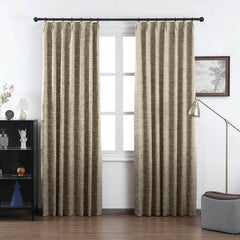 Jasmine Smooth Weave Elegance Curtains & Drapes Soft Top - VeilVeil