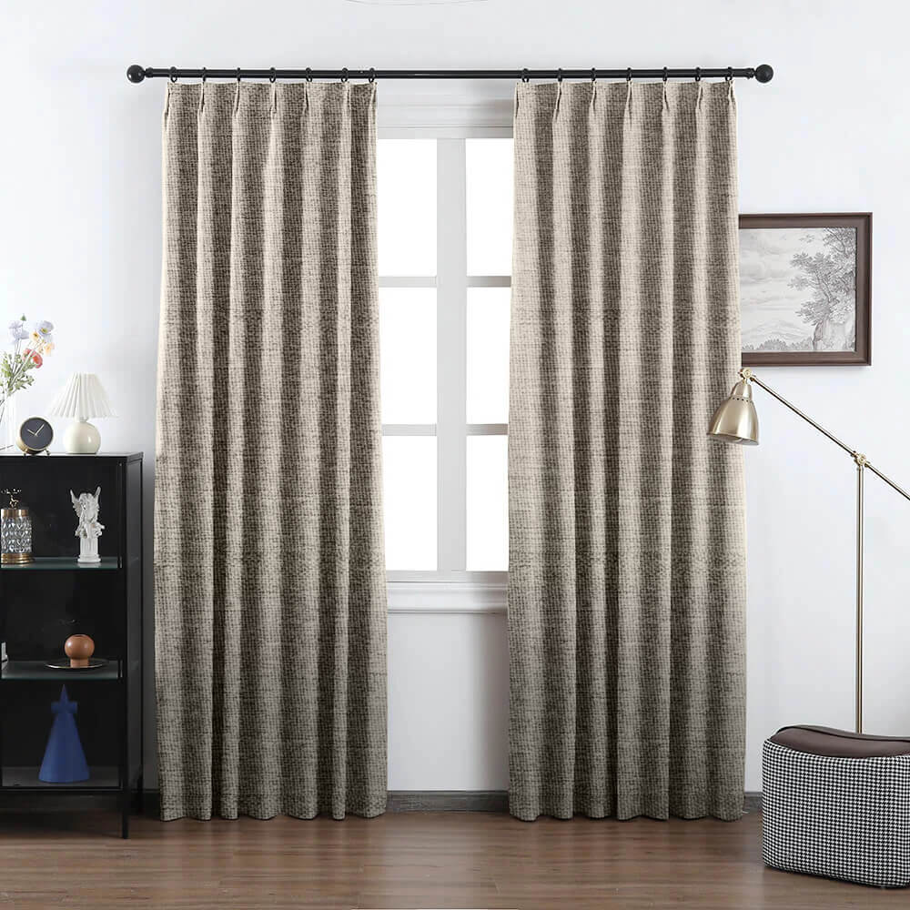 Jasmine Smooth Weave Elegance Curtains & Drapes Soft Top - VeilVeil