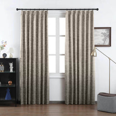 Jasmine Smooth Weave Elegance Curtains & Drapes Soft Top - VeilVeil