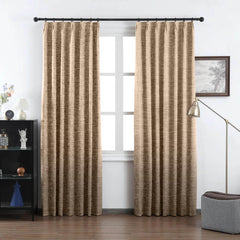 Jasmine Smooth Weave Elegance Curtains & Drapes Soft Top - VeilVeil