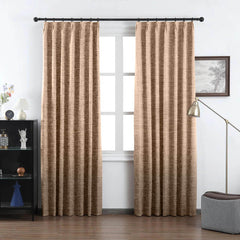 Jasmine Smooth Weave Elegance Curtains & Drapes Soft Top - VeilVeil