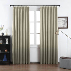 Bella Prismatic Shade Blackout Curtains & Drapes Soft Top - VeilVeil