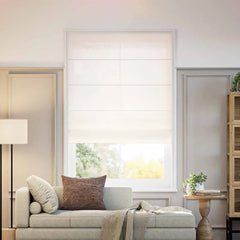 Sheer Linen Roman Shades