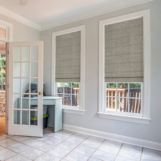Pure Linen Roman Shades