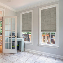 Pure Linen Roman Shades