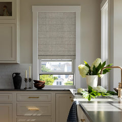 Pure Linen Roman Shades