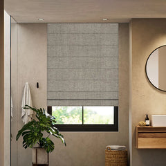 Pure Linen Roman Shades