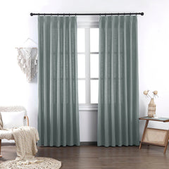 Brooke Cotton-Poly Elegance Curtains & Drapes Soft Top - VeilVeil
