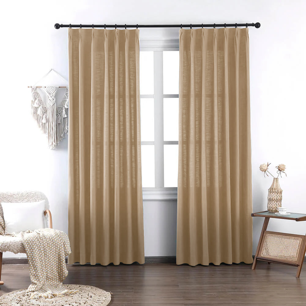 Brooke Cotton-Poly Elegance Curtains & Drapes Soft Top - VeilVeil