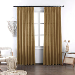 Brooke Cotton-Poly Elegance Curtains & Drapes Soft Top - VeilVeil
