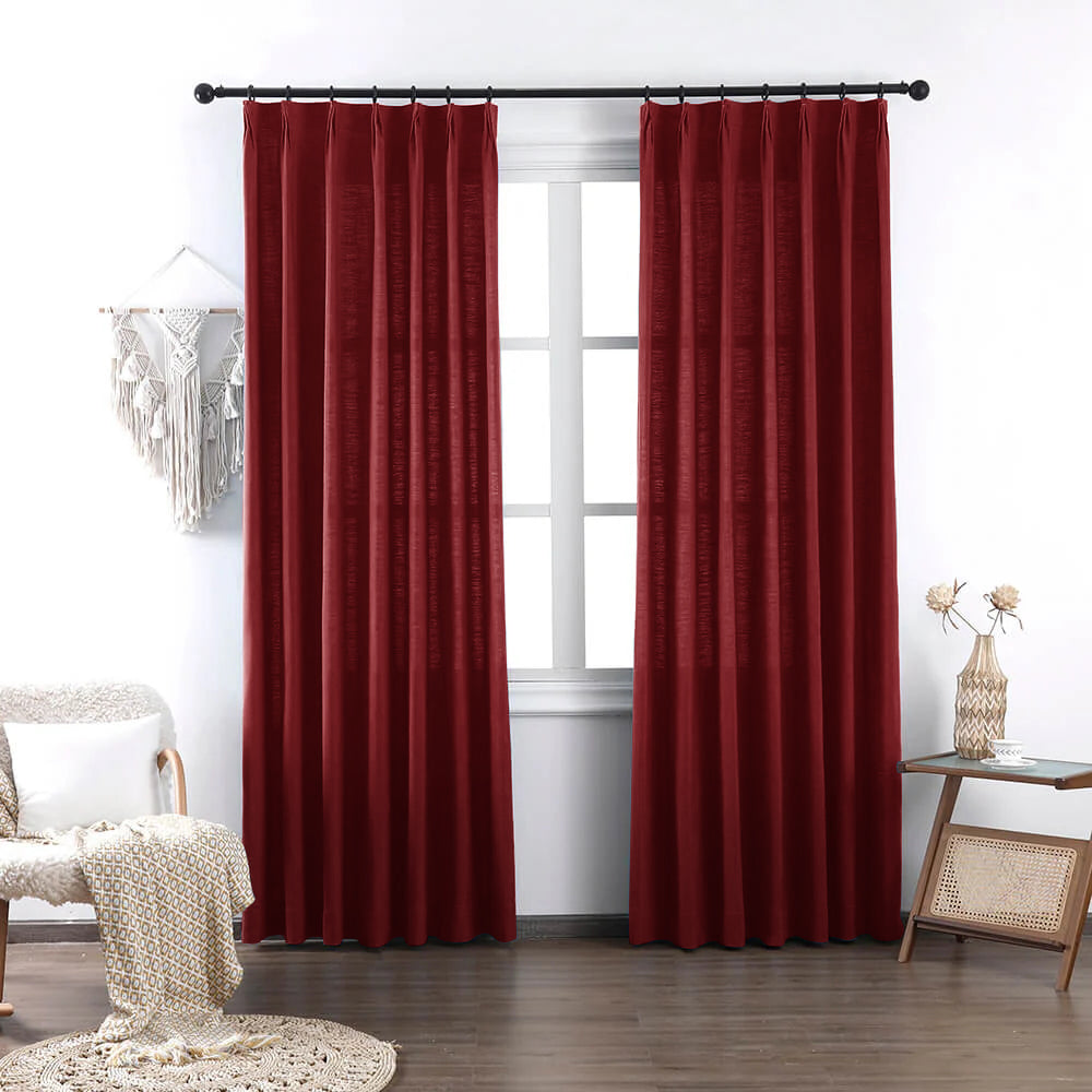 Brooke Cotton-Poly Elegance Curtains & Drapes Soft Top - VeilVeil